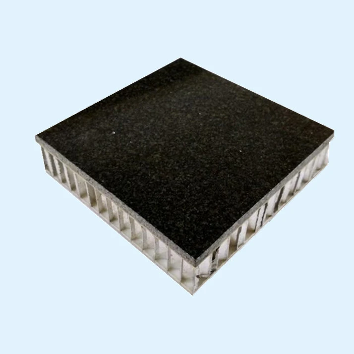black marble polish surface stone honeycomb panels